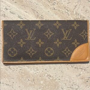 Louis Vuitton Checkbook Cover Wallet